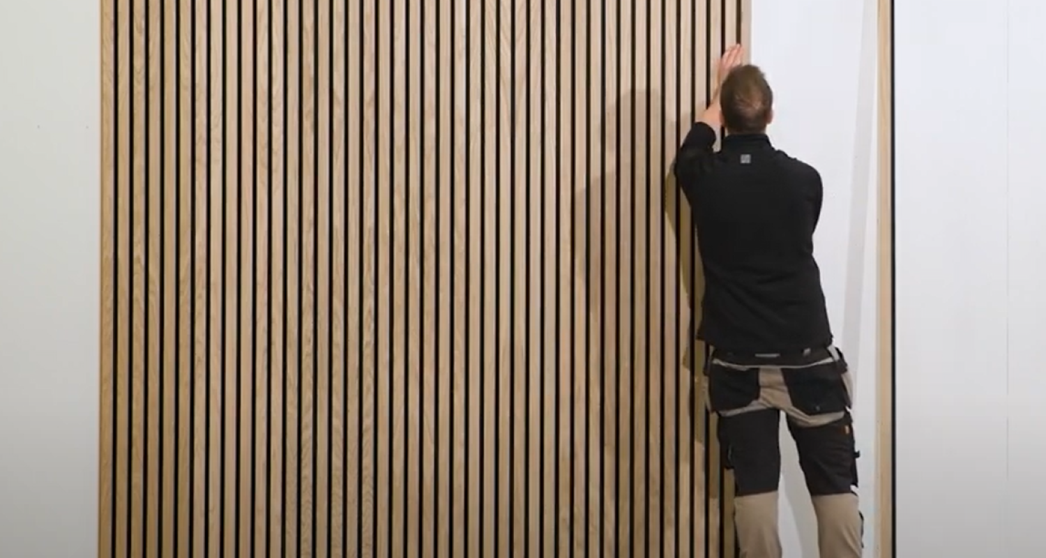 Installing Wall Panels From I-Wood - Easy-to-install Acoustic Panels